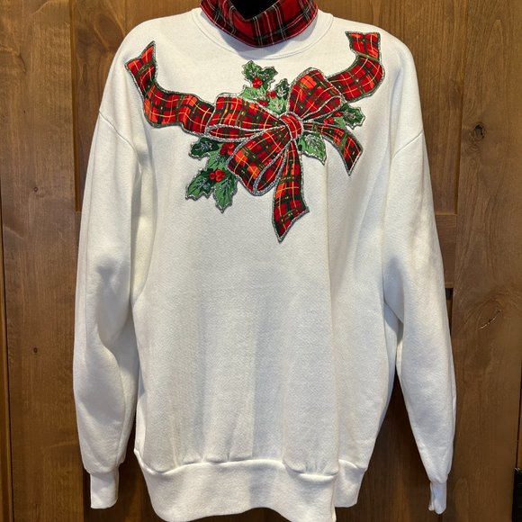 Jerzees Hand-Painted Top w/Holiday Motif NWOT - Picture 9 of 12